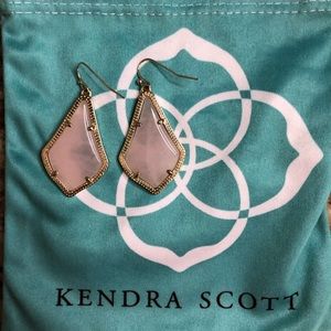 Kendra Scott Alex Drop Earrings rose quartz